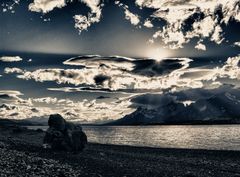 wolken und berge in patagonien ..