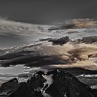 wolken und bergspitzen ...