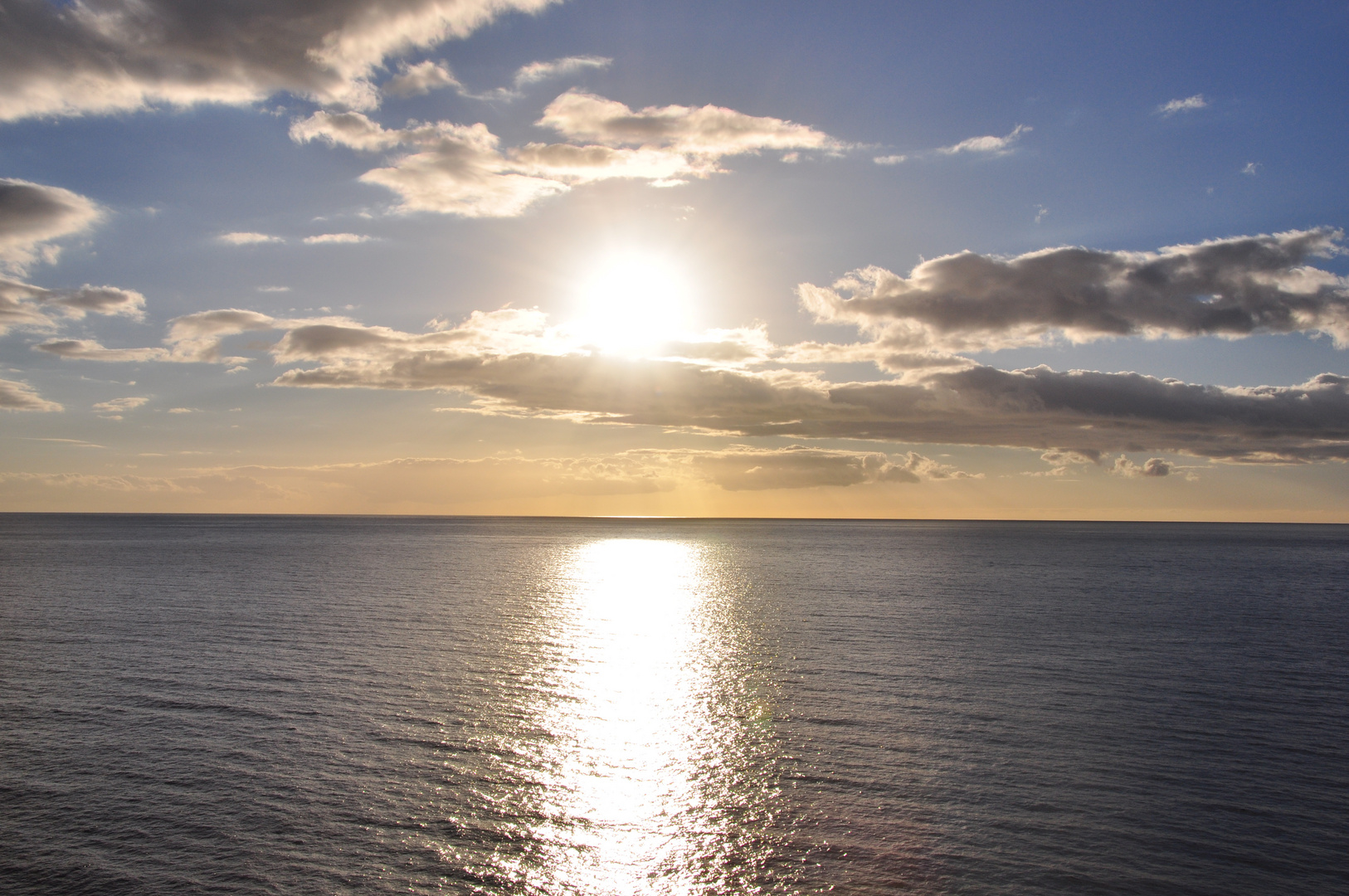 Wolken und das Meer