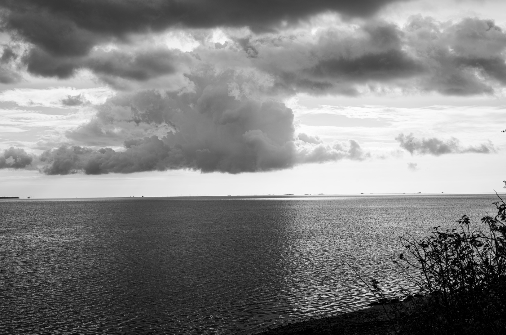 Wolken und Halligen