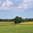 Wolken und Landschaft