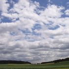 Wolken und Landschaft bei Bernstadt