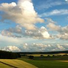 Wolken und Landschaft in Südböhmen
