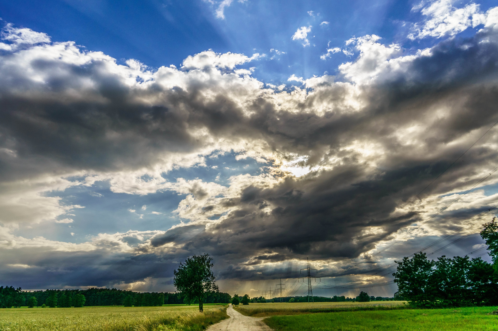 Wolken und Licht