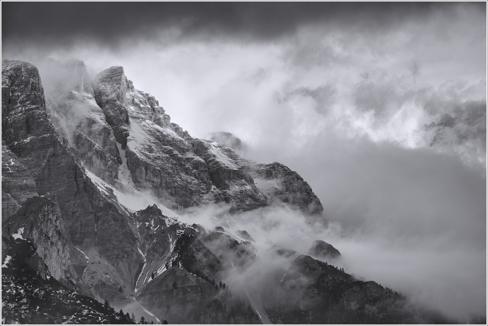 Wolken und Marmolada