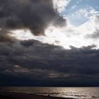 Wolken und Meer