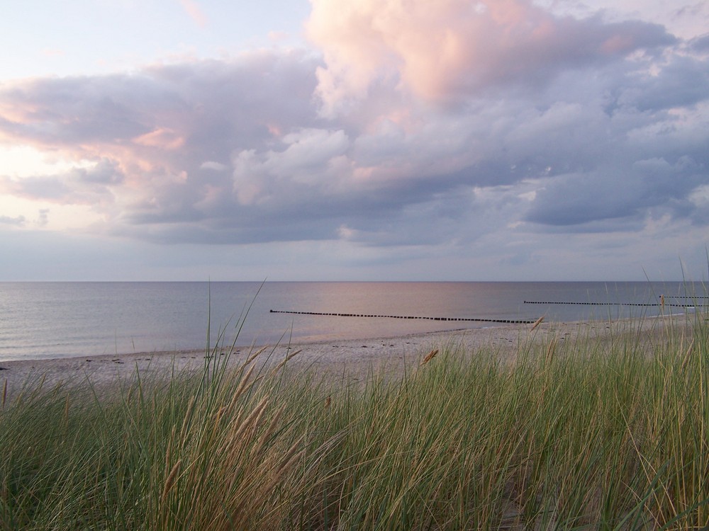 Wolken und Meer