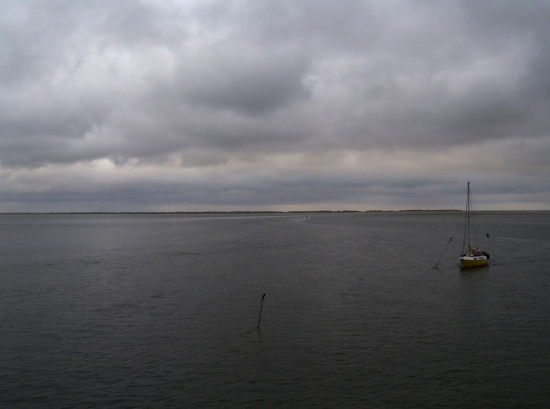 Wolken und Meer