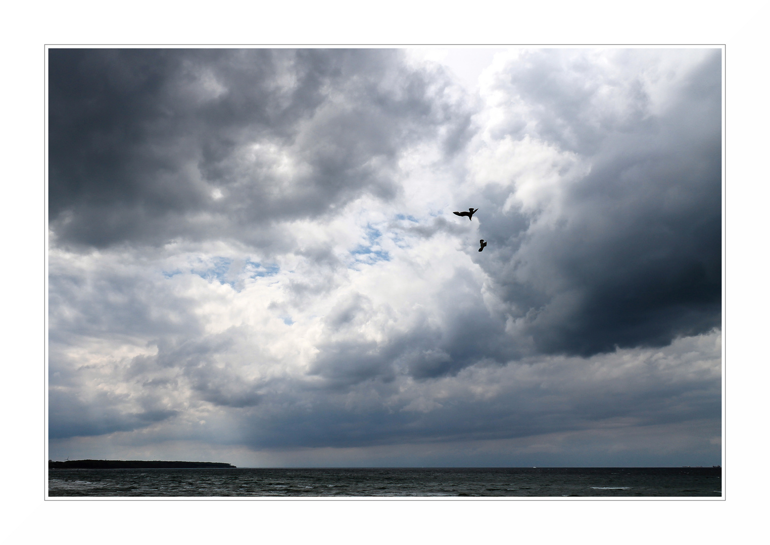 Wolken und Meer