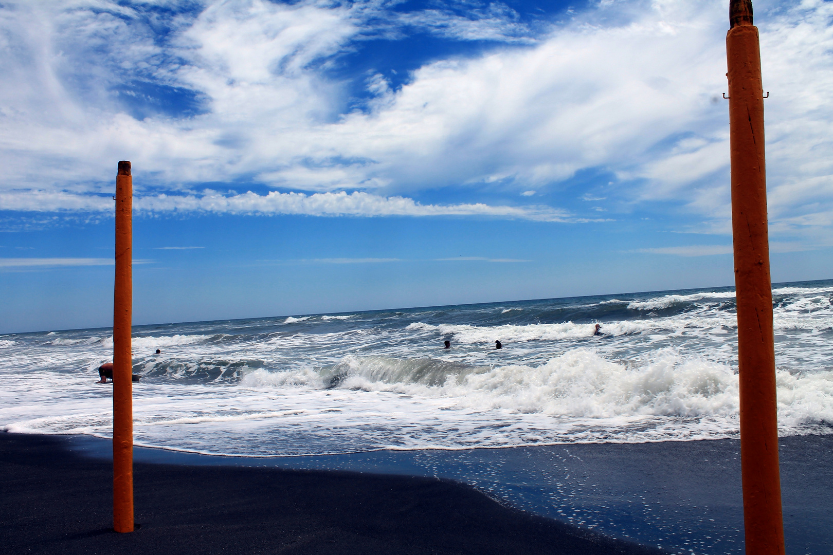 Wolken und Meer