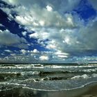 Wolken und Meer