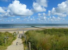 Wolken und Meer