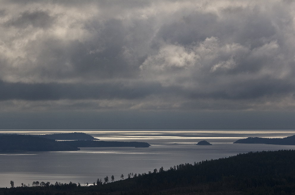 Wolken und Meer