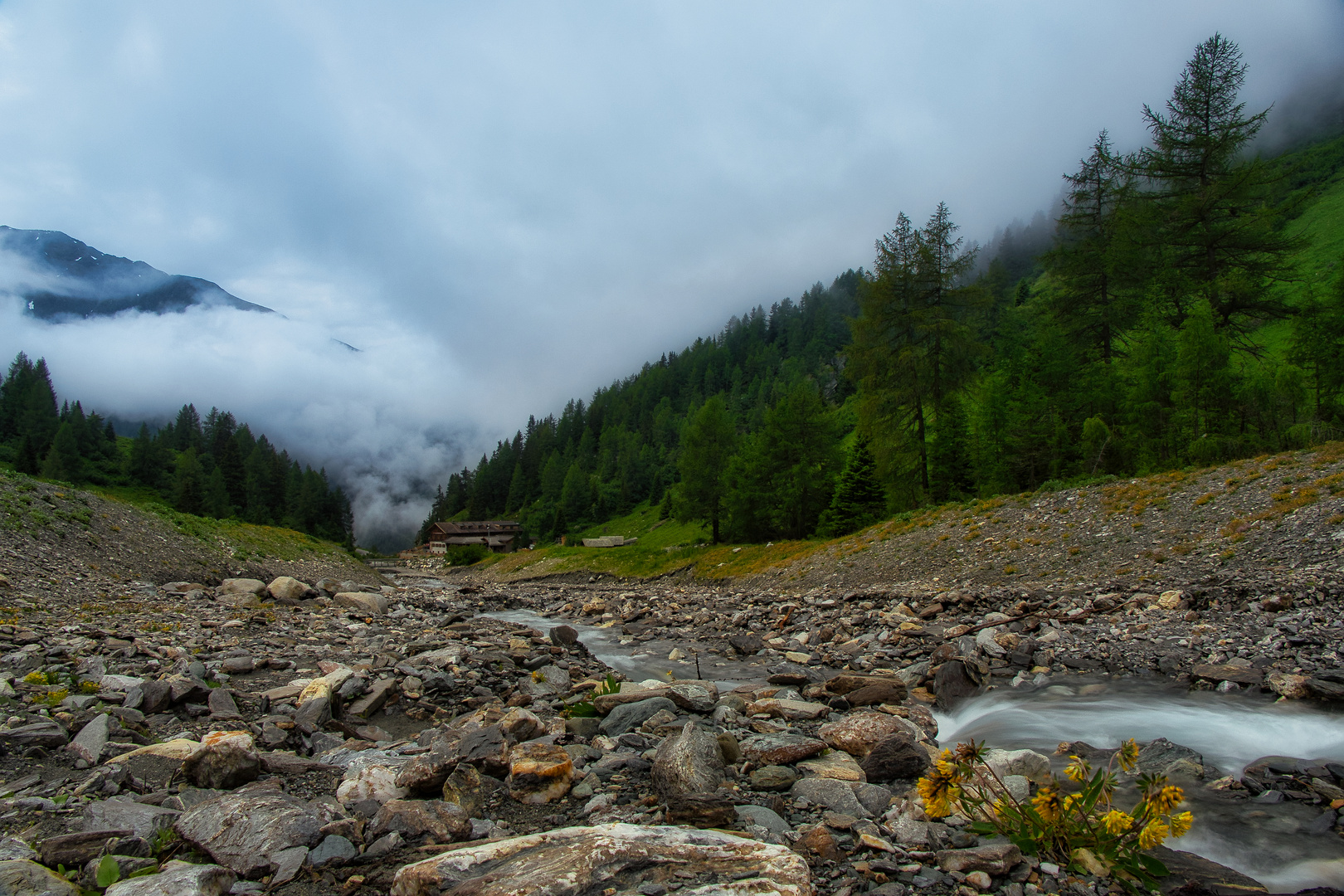 Wolken und Nebel