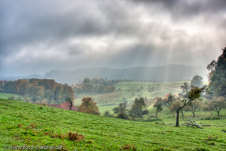 Wolken und Nebel