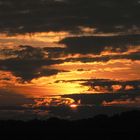 Wolken und Sonne