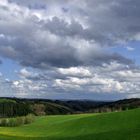 Wolken und Sonne