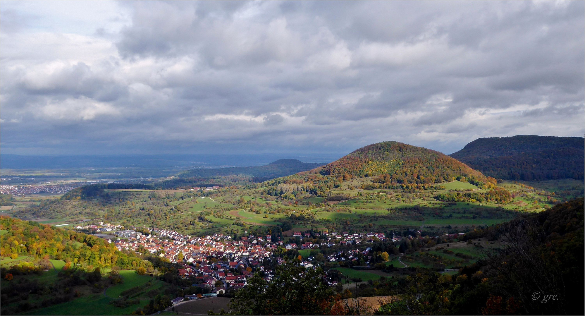 Wolken und Sonne