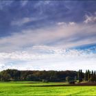 Wolken und Sonne