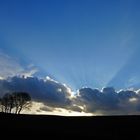 Wolken und Sonne