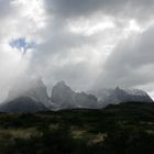 Wolken und Sonne im Torres del Paine