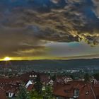 Wolken und Sonne in Jena