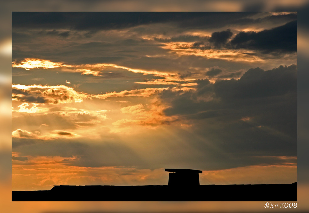 Wolken- und Sonnenspiel