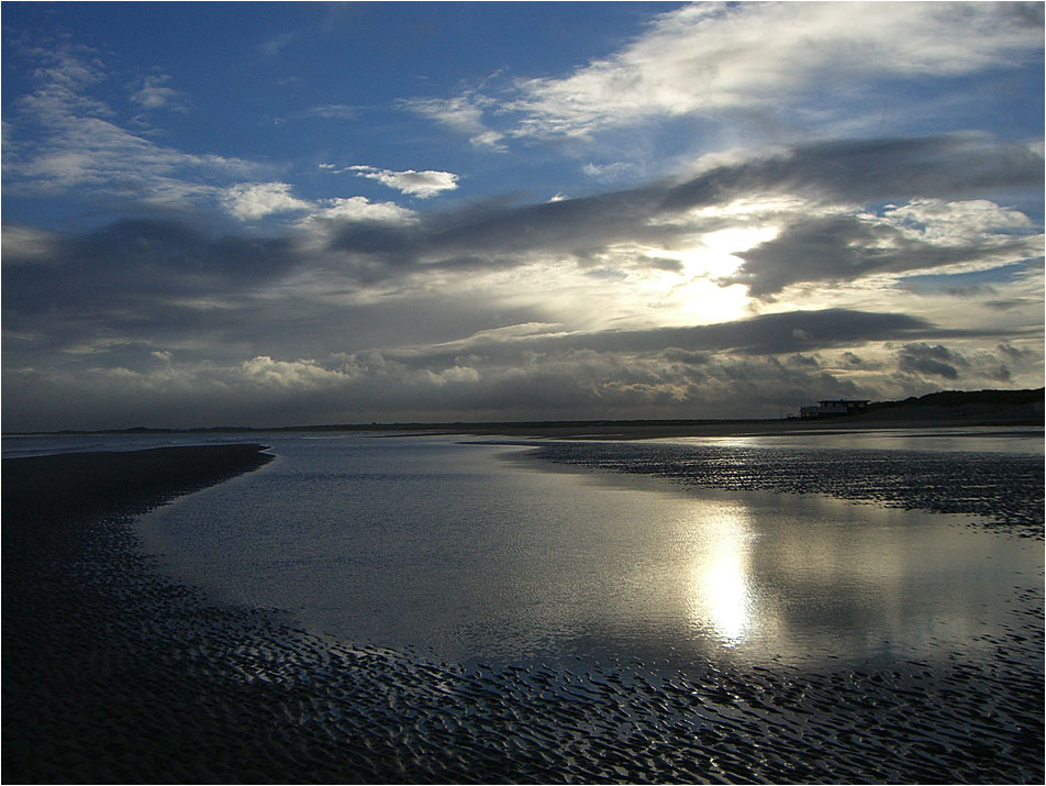 Wolken und Spiegelung