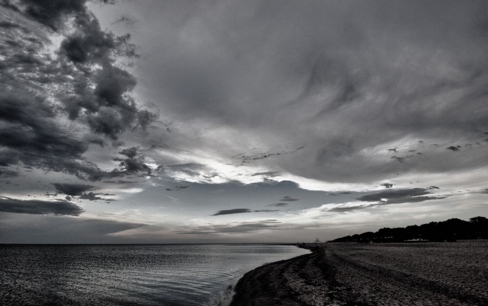 wolken und strand ...