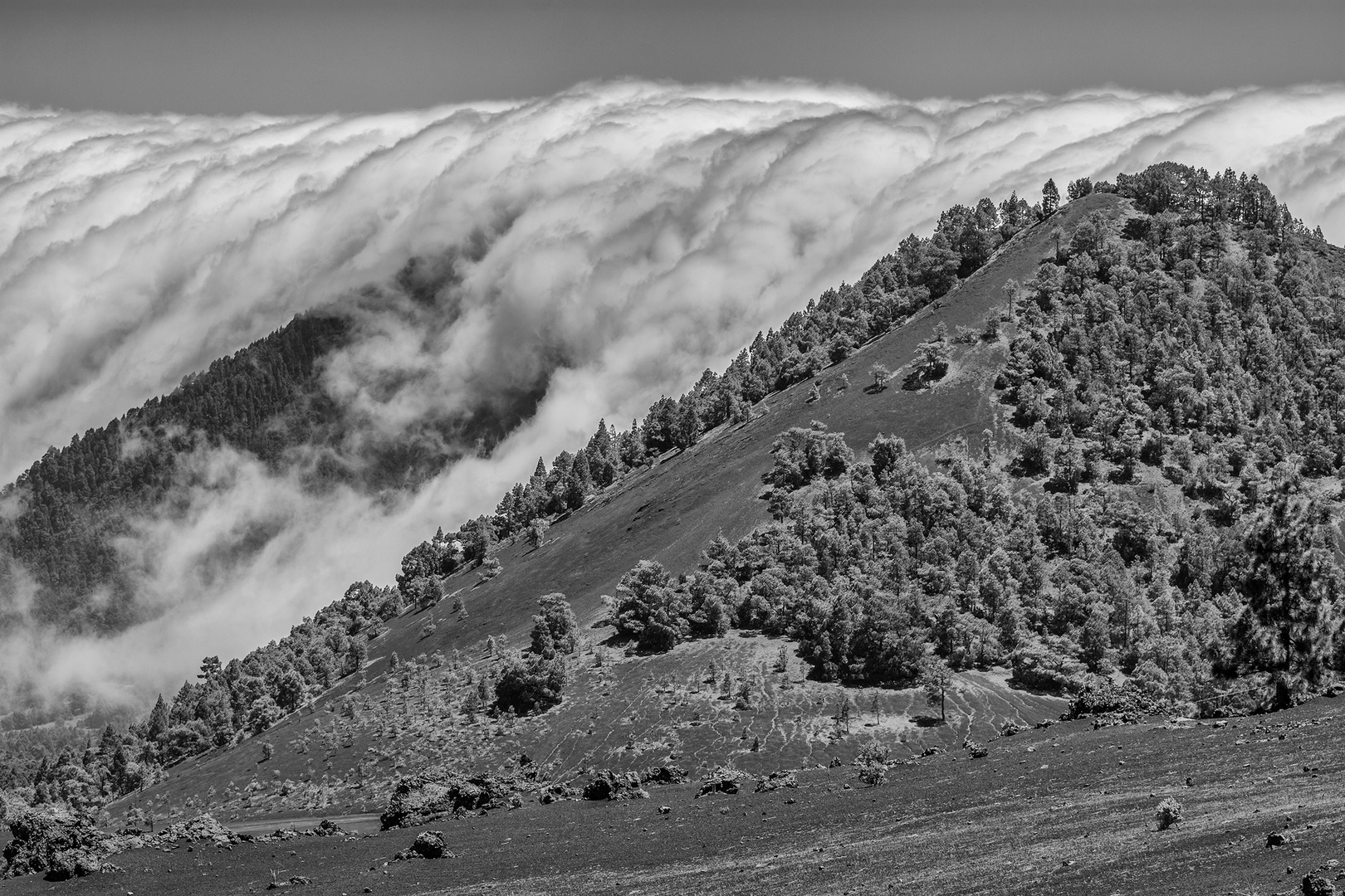 Wolken und Vulkane