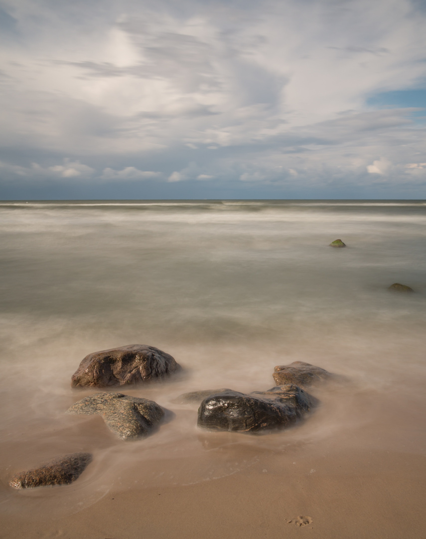 Wolken und Wellen