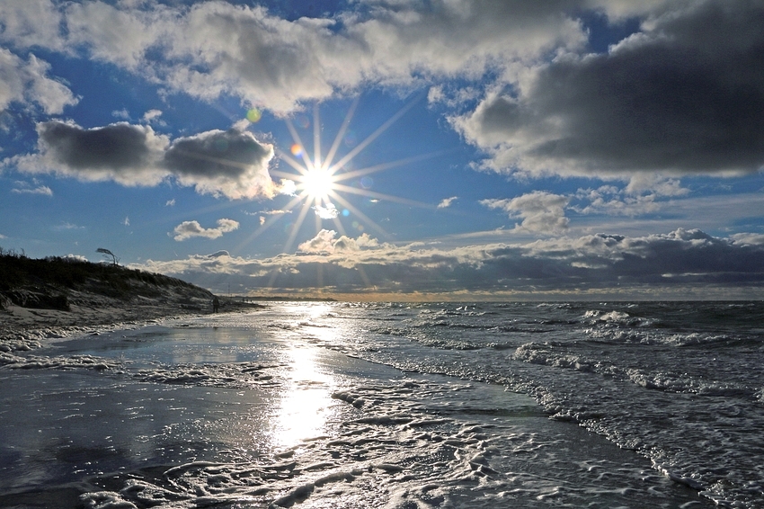 Wolken und Wellen