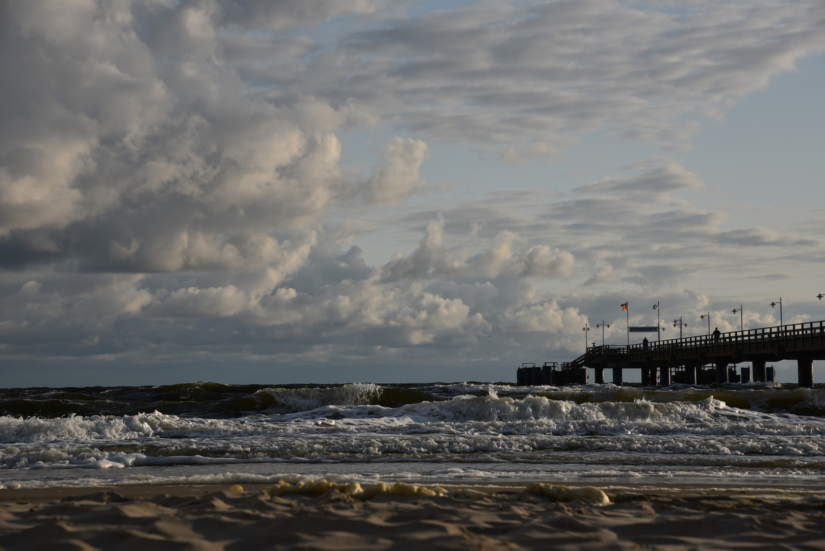 Wolken und Wellen