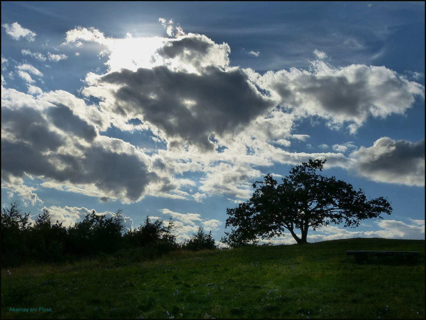 Wolken und Wind