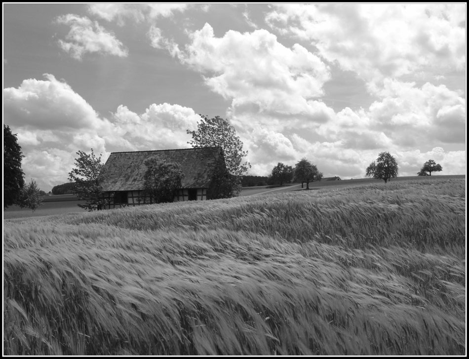 Wolken und Wind