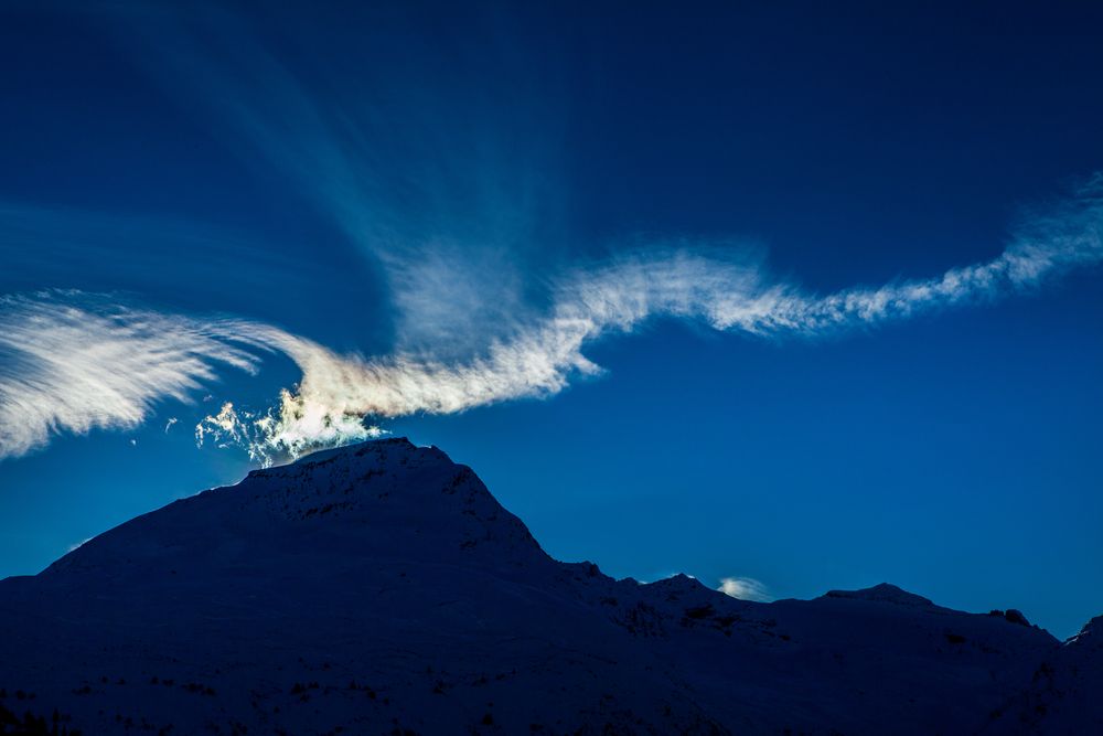 Wolken und Zirren