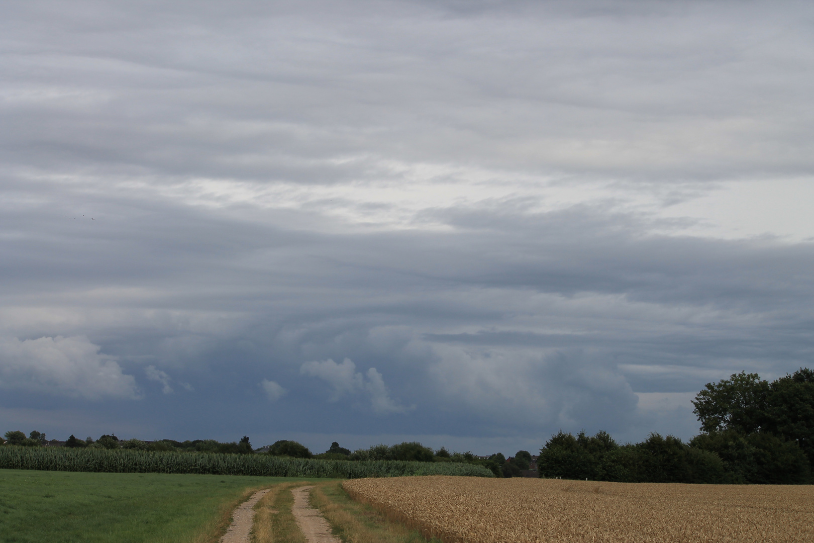 wolken verabreden sich um zu regnen