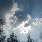 Wolken verdecken Nachmittagssonne