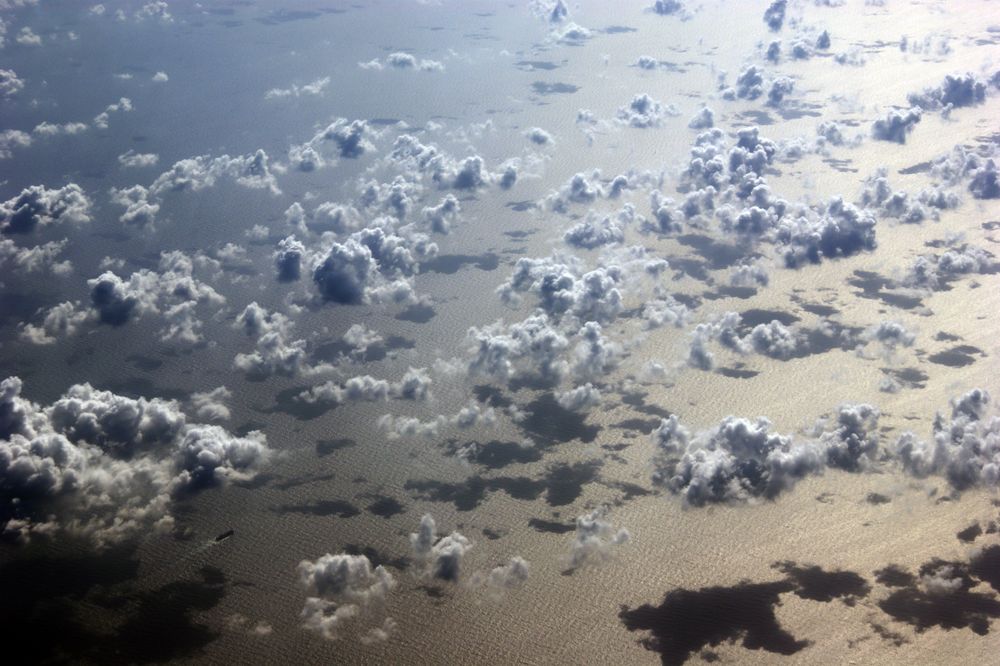 Wolken von oben