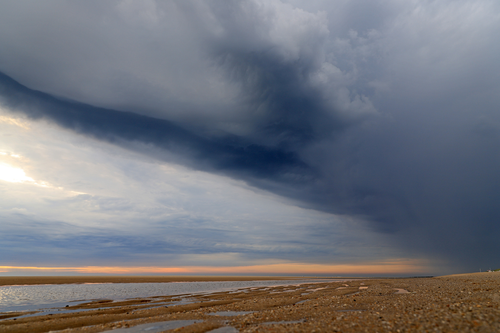 Wolken von Unten