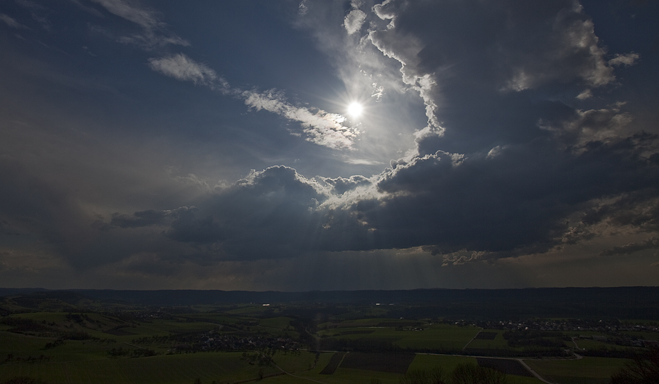 Wolken vor dem Regen