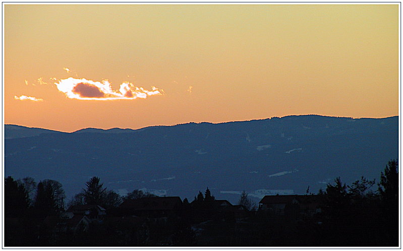 Wolken vor der Sonne