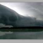 Wolken-Walze über dem Zachariassee in Lippstadt-Lipperode