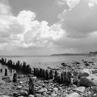 Wolken, Wasser, Strand