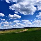 Wolken.      Weite.        die schwäbische Alb