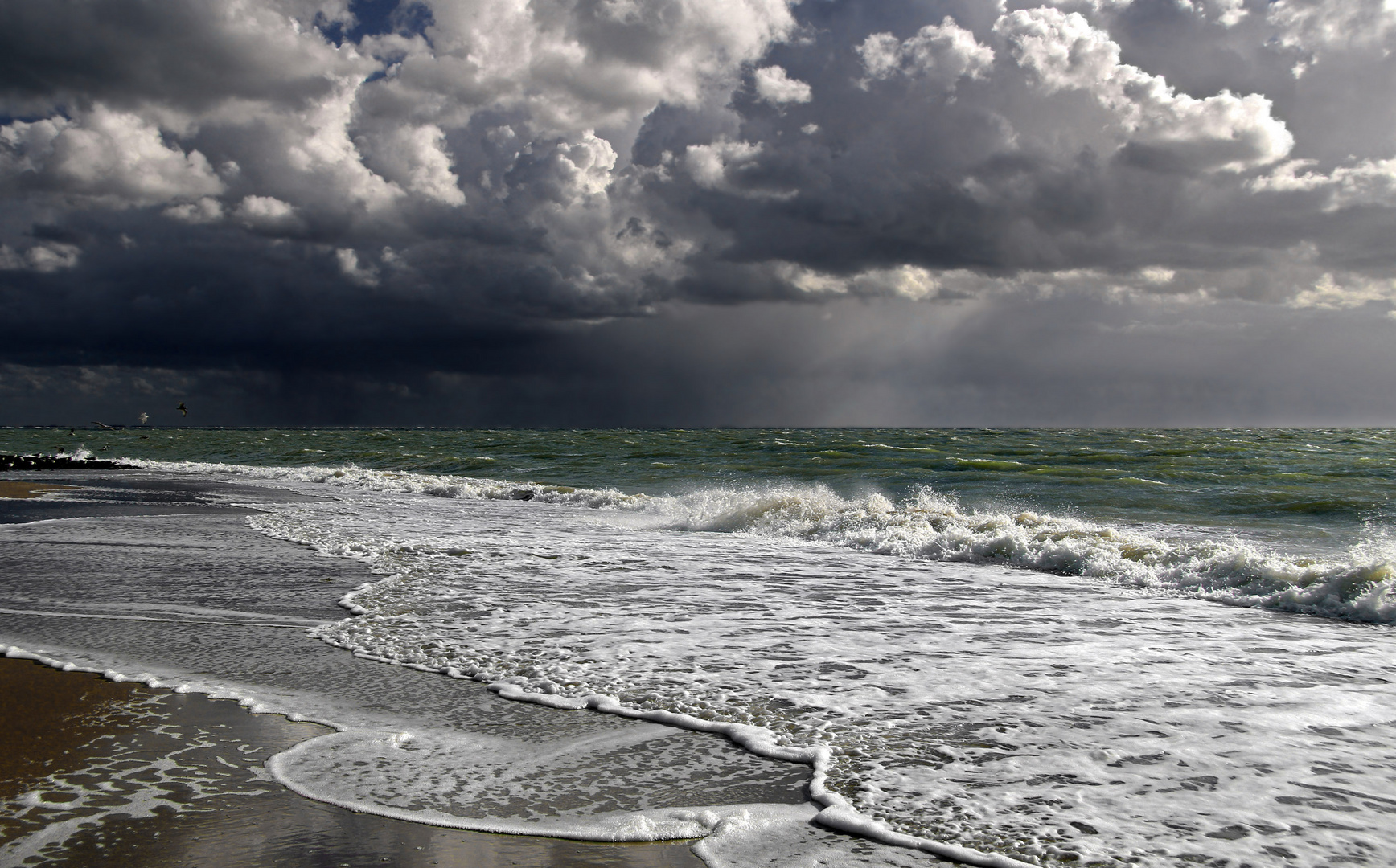 Wolken, Wellen, Meer