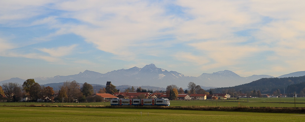 Wolken wie Berge