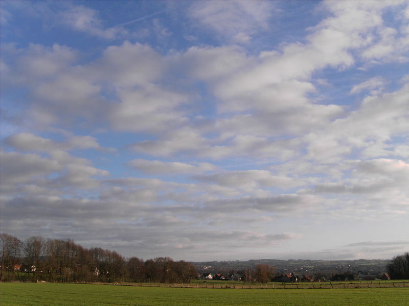 wolken wie gefeleckt!!