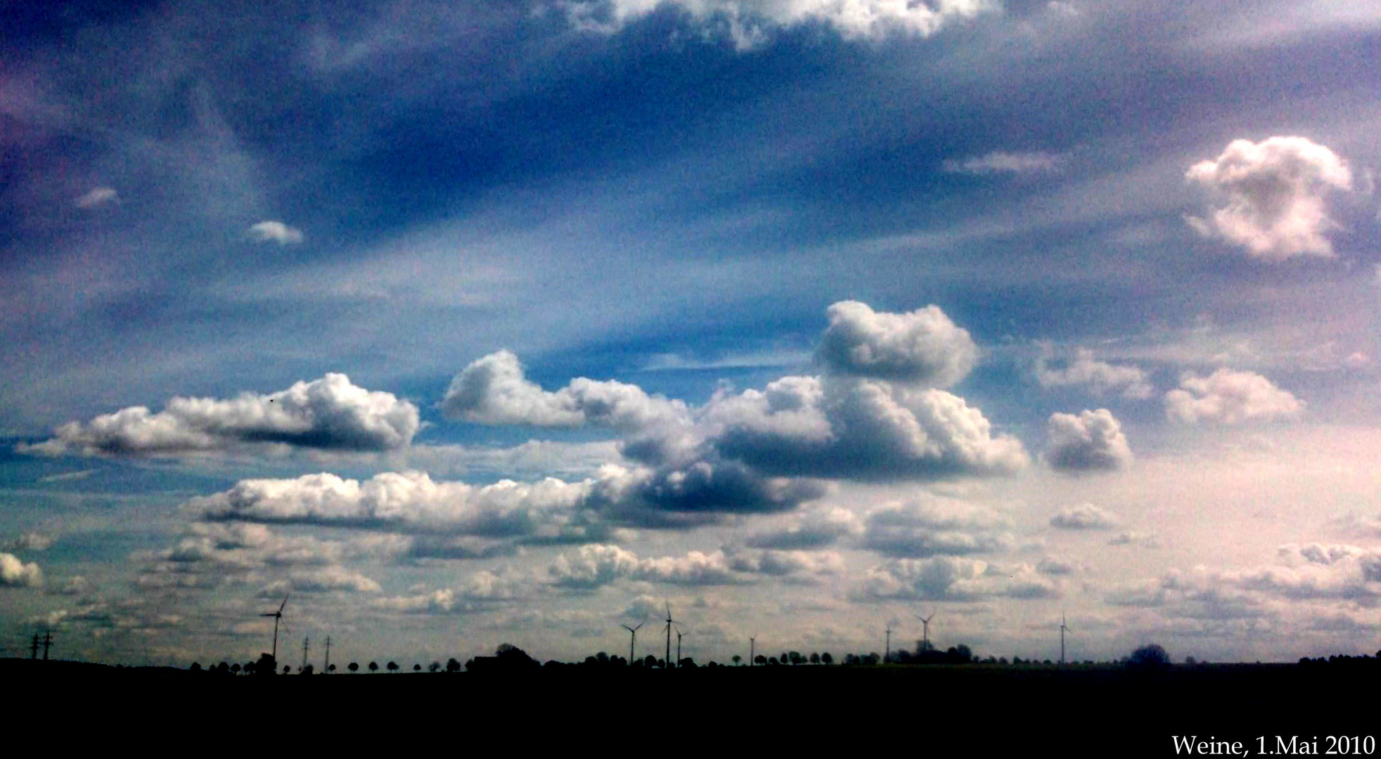 Wolken - wie gemalt