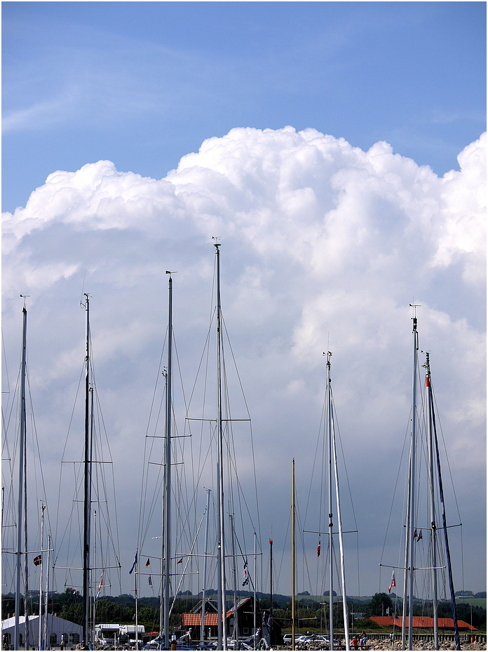 Wolken ziehen auf